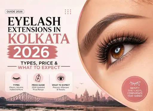 Eyelash Extensions in Kolkata 2026: Types, Price & What to Expect