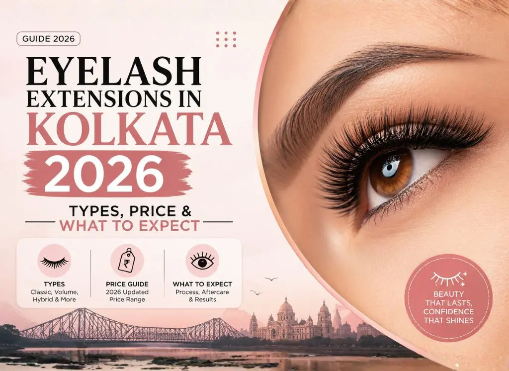  Eyelash Extensions in Kolkata 2026: Types, Price & What to Expect