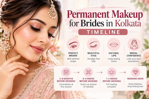 Permanent Makeup for Brides in Kolkata: Timeline, Healing and What to Do Before the Wedding