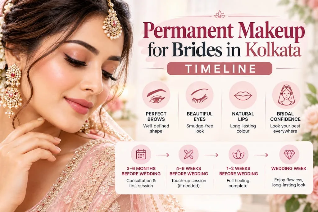  Permanent Makeup for Brides in Kolkata: Timeline, Healing and What to Do Before the Wedding