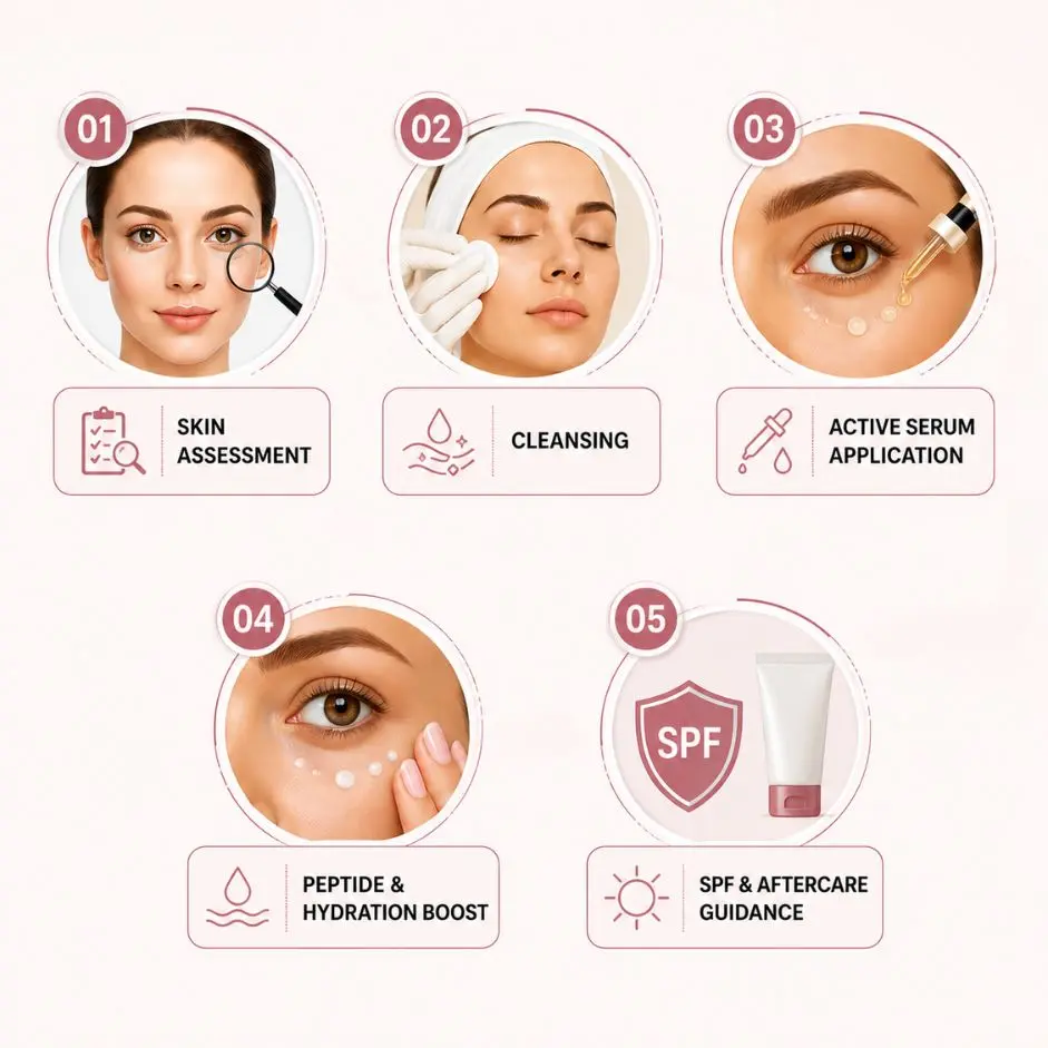 Under Eye Dark Circle Treatment Procedure Truly Permanent Beauty Kolkata